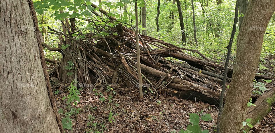 Fort made out or logs