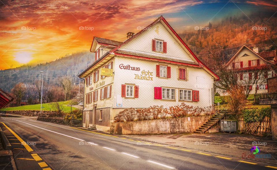 luzern Zug Immensee Switzerland lake house