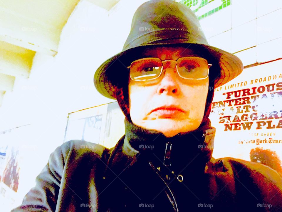 Traveling this NYC subway, the „G“ train to be exact during the winter months can be a challenge which is why I’m dressed like an astronaut. My space suit is made from leather with a ski mask and layers of wool underneath. 2020. Hypnotic Productions