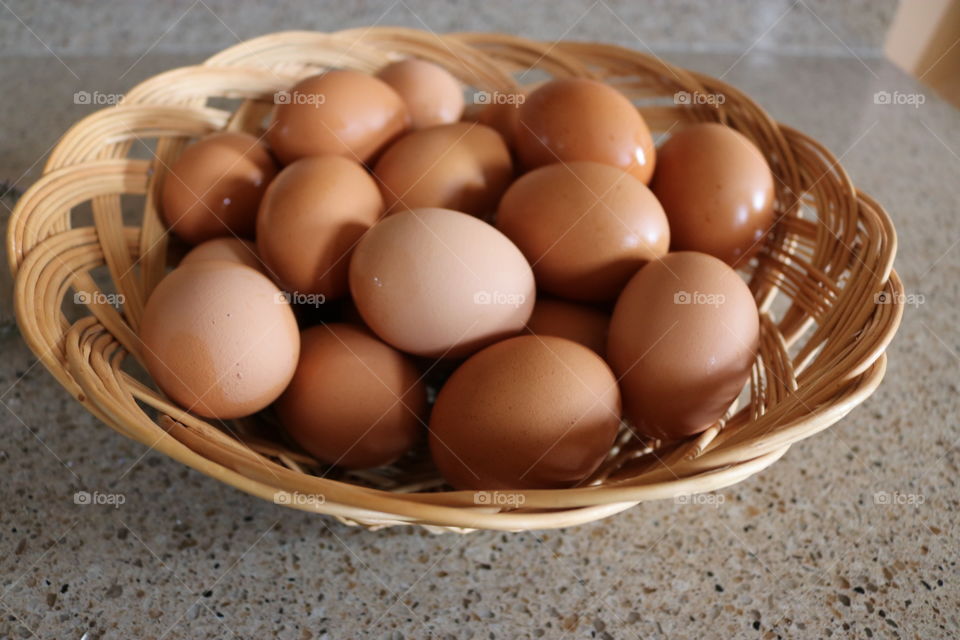 Fresh Brown Eggs