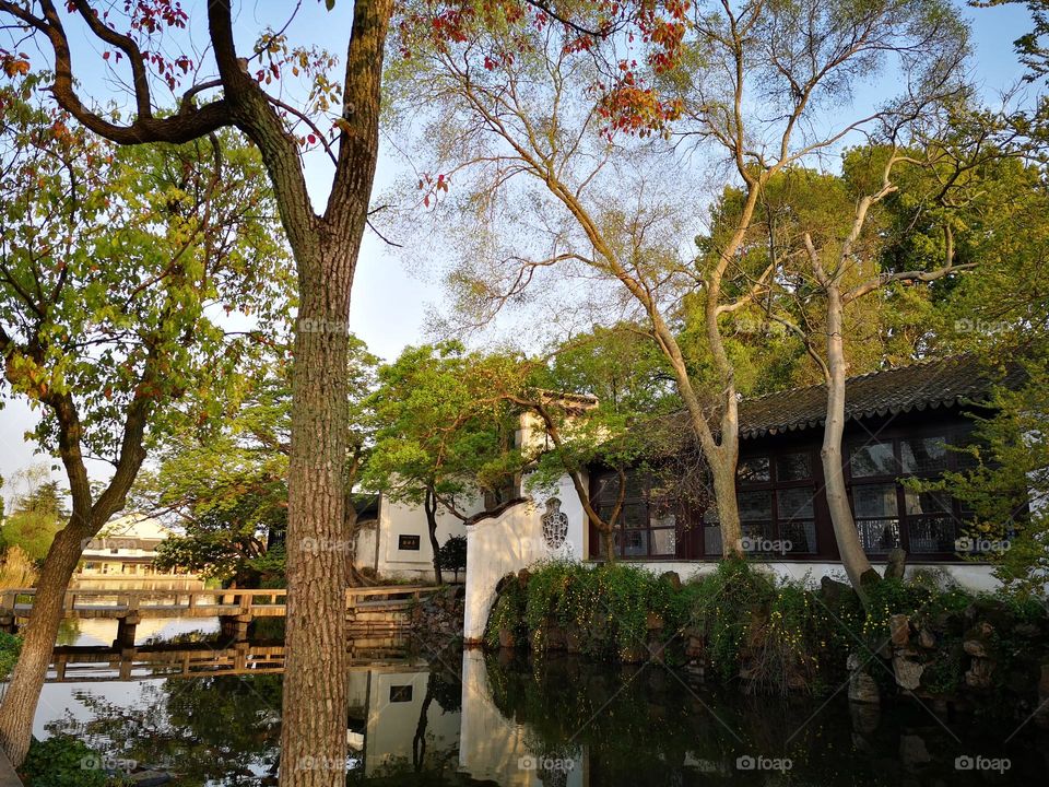 Cang Lang Ting (the Surging Waves Pavilion) is the oldest classical garden in Suzhou, China, built in1048 BC.