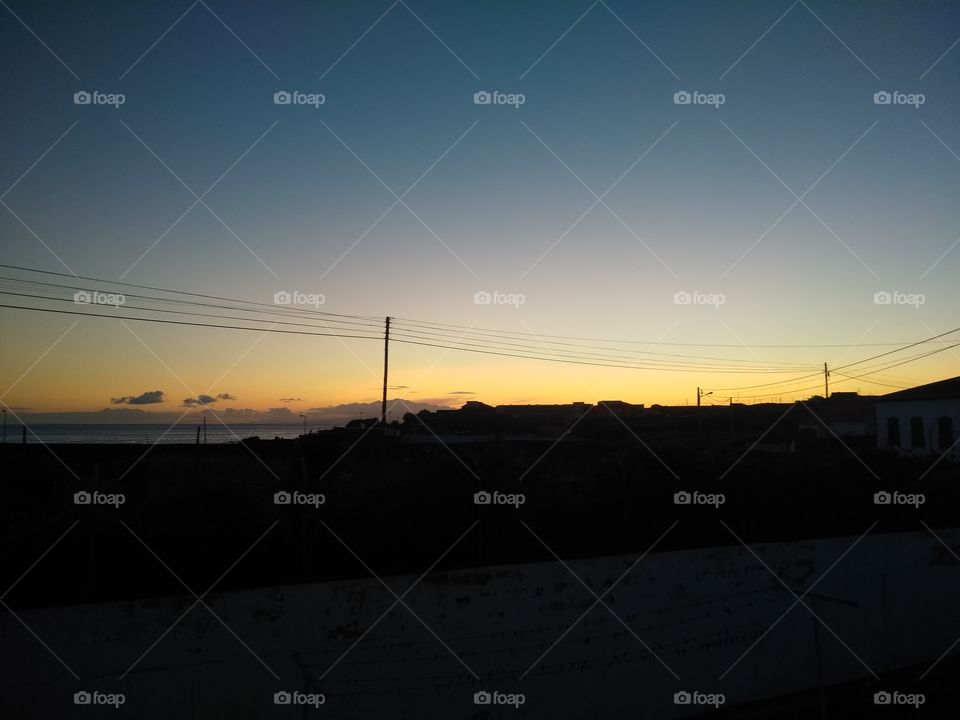 Sunset in the Azores