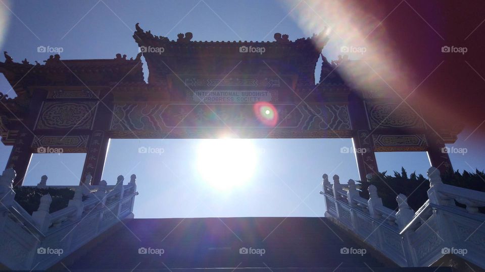 The gate of Xilai Temple