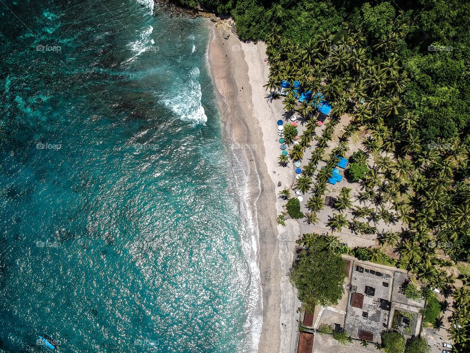 A moment to remember. A pristine beach in Nusa Penida