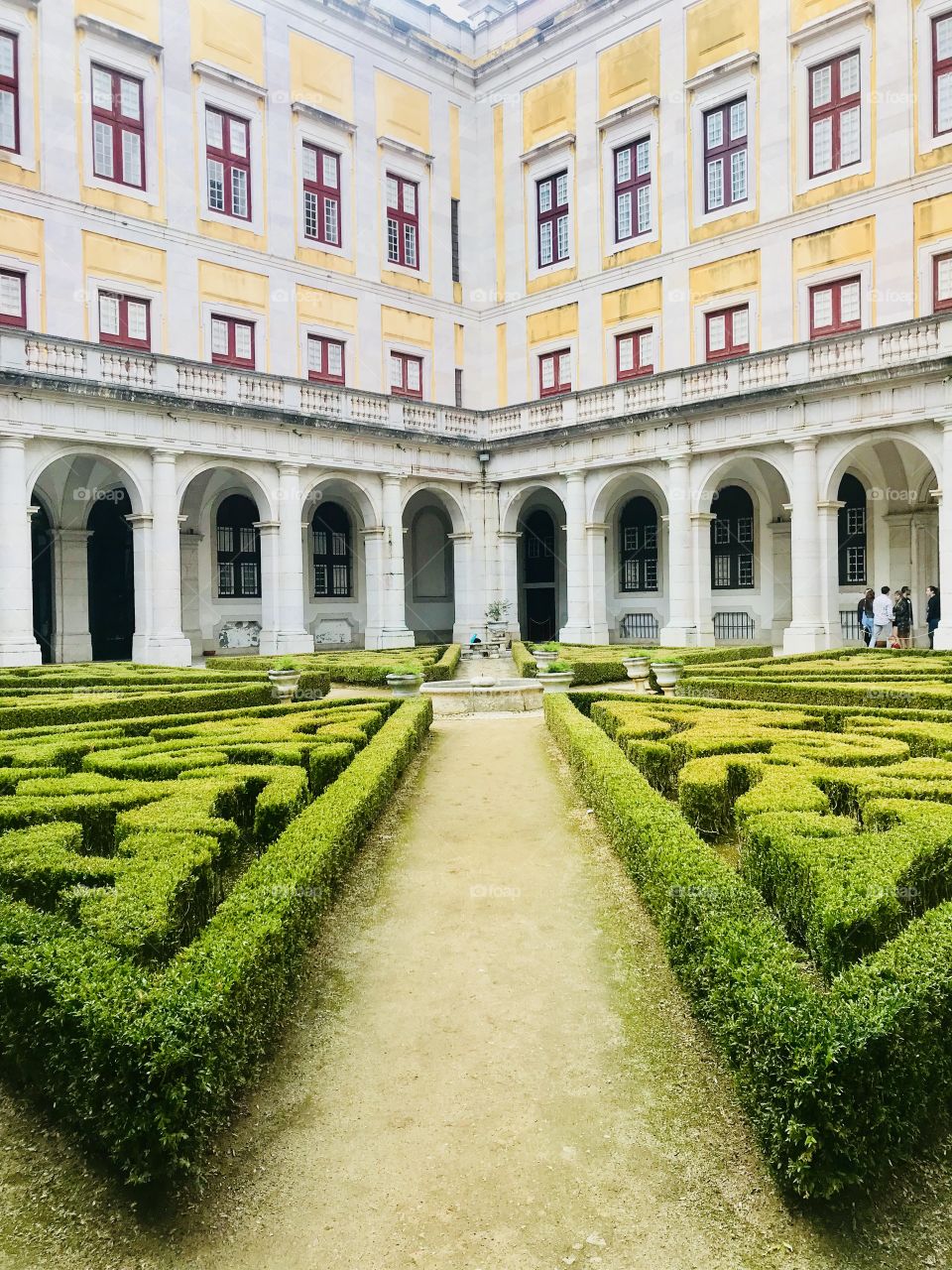 Symmetry courtyard 