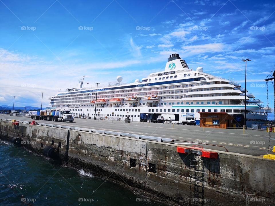 Ogden Point b.c Canada deap water harbor