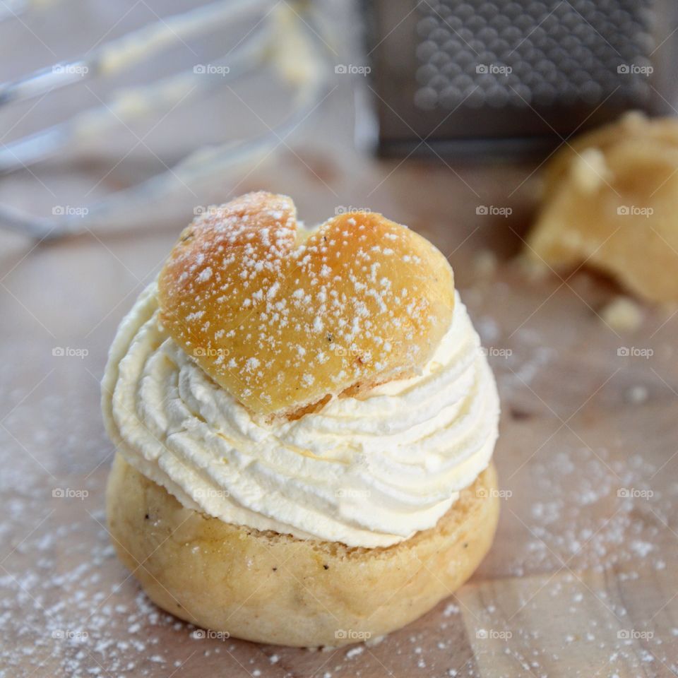 Close-up of swedish pastery