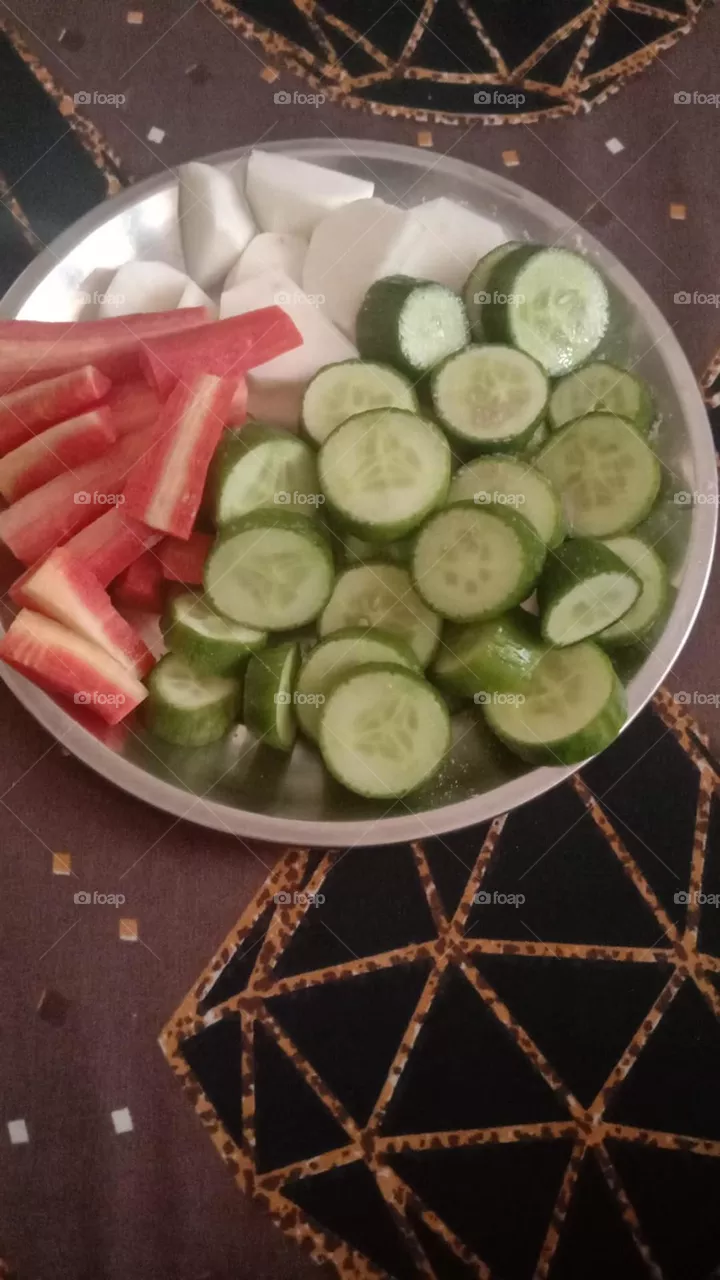 salaad is good for health have fiber and potassium