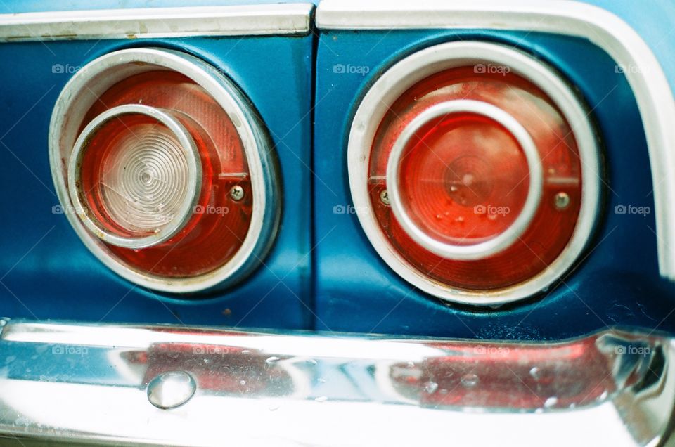 Antique car tail lights