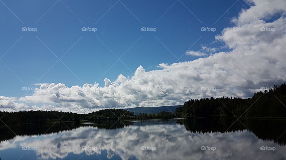 Water reflection