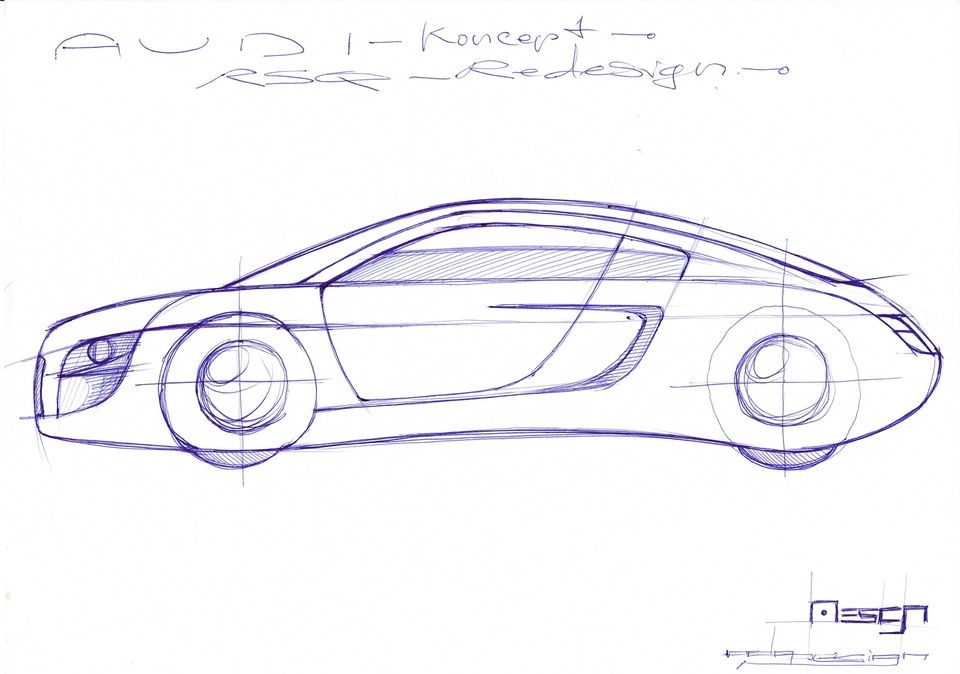 concept Audi sketch