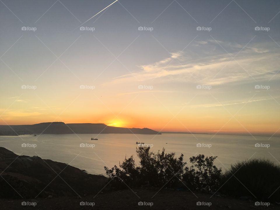 Beautiful sunset view