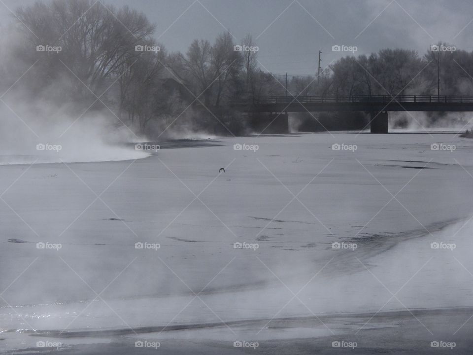 Frigid Morning in Saratoga