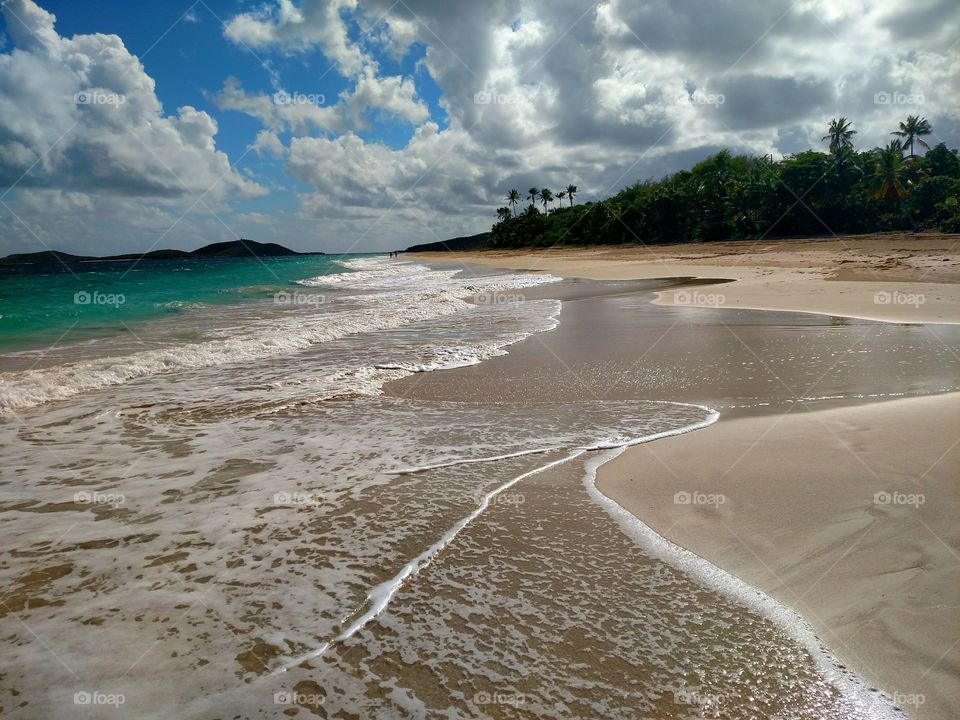 Idyllic view of sea