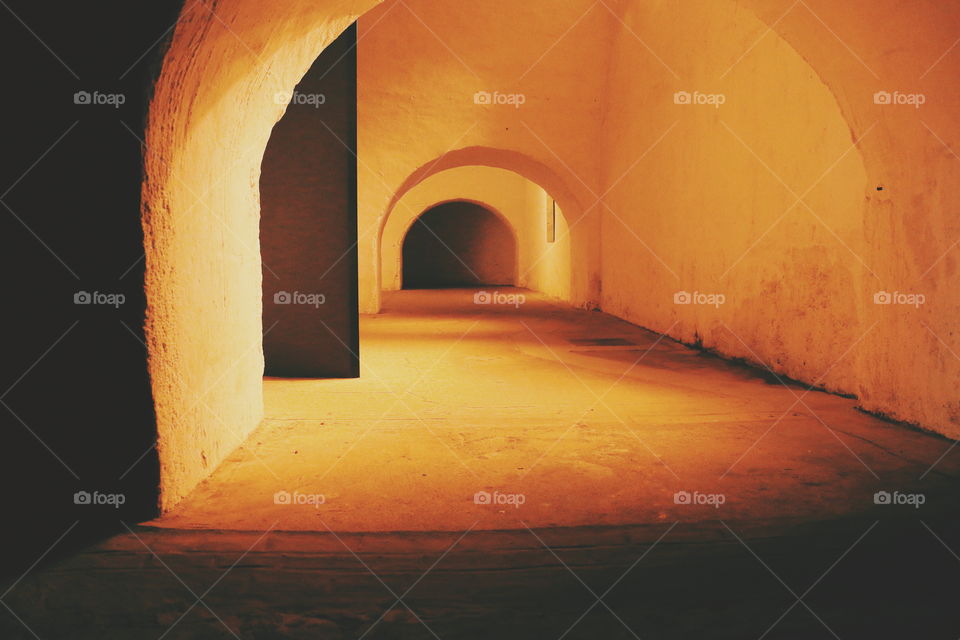 couloir de lumières