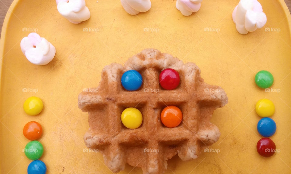 waffle art