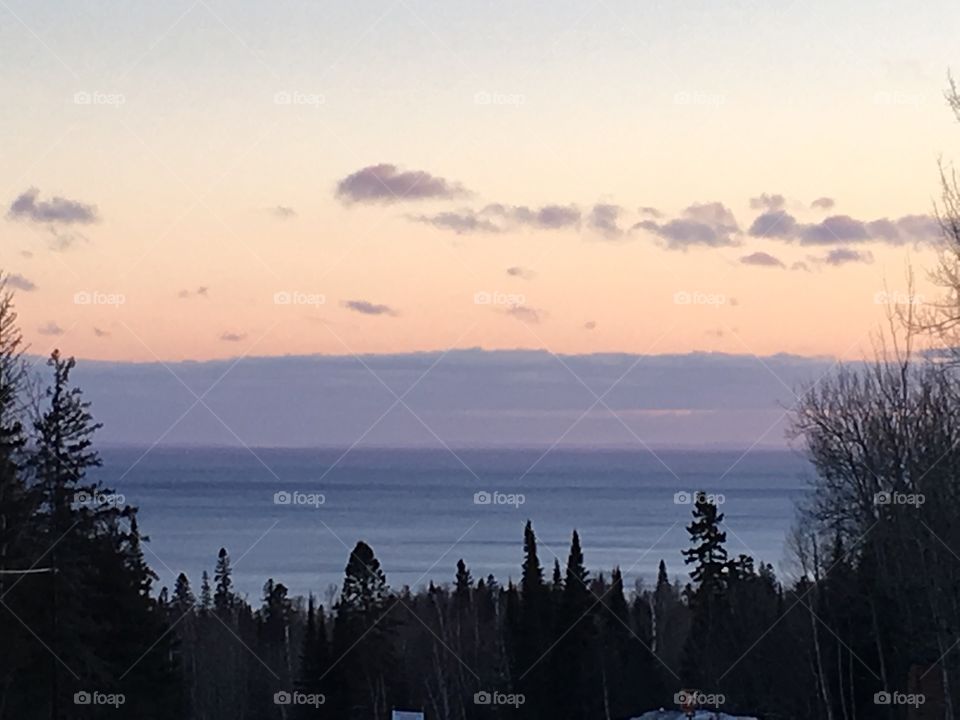 Lake Superior sunset 