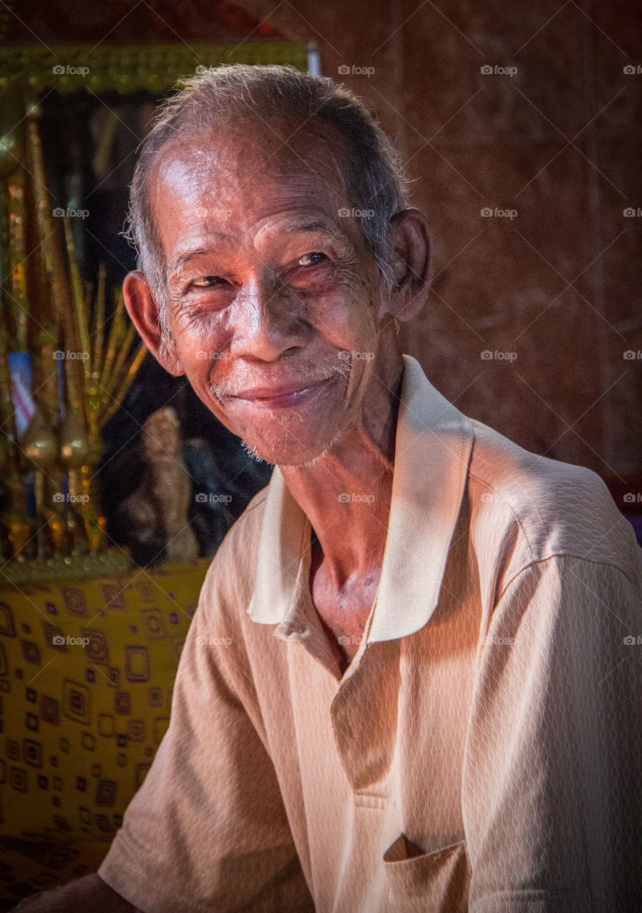 Temple portrait