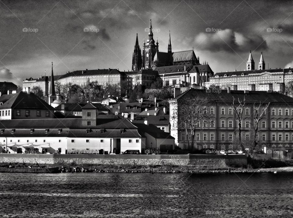 Beautiful Prague. Vltava River