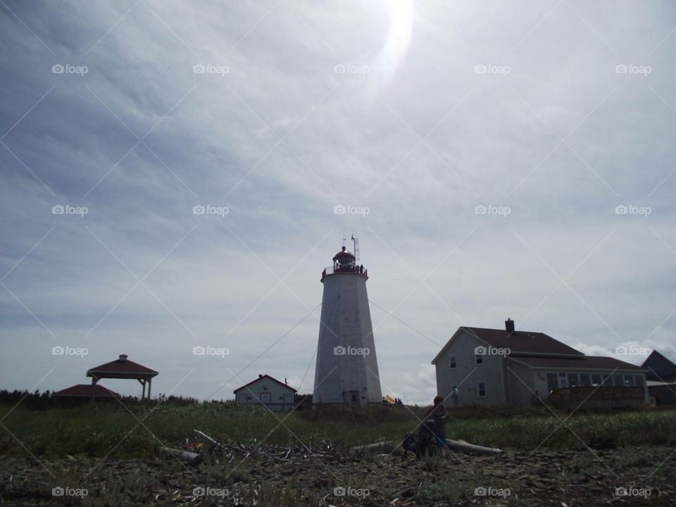 Fort by the water in Miscou New Brunswick 