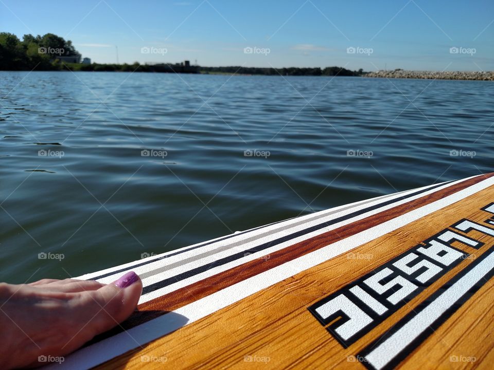 Relaxing at the lake
