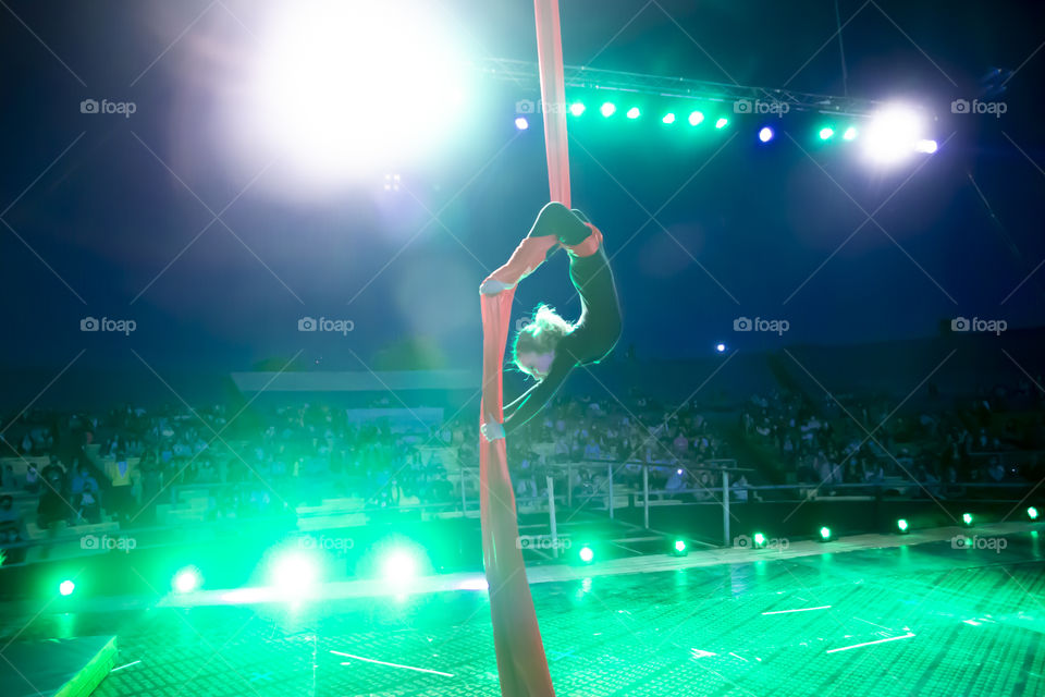 aerial Silks show