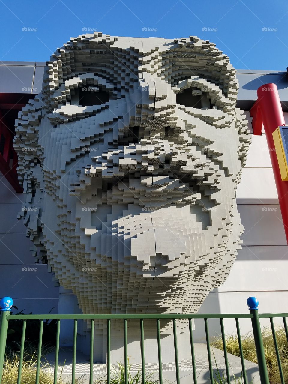 Lego Albert Einstein Sculpture