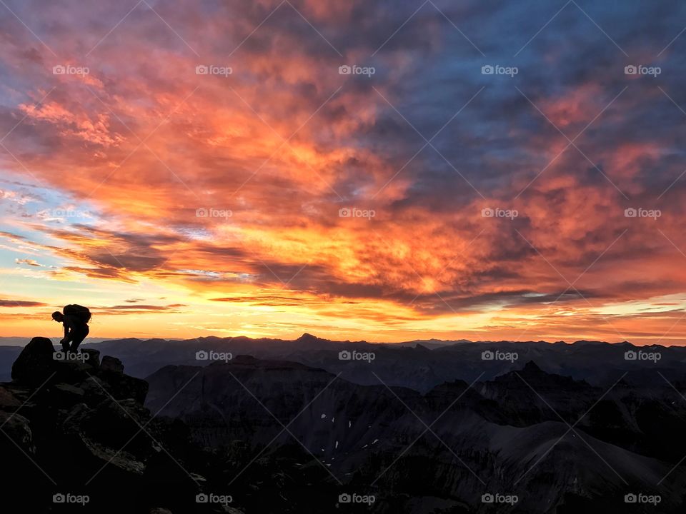 Sunrise Summit of Mt Sneffels 