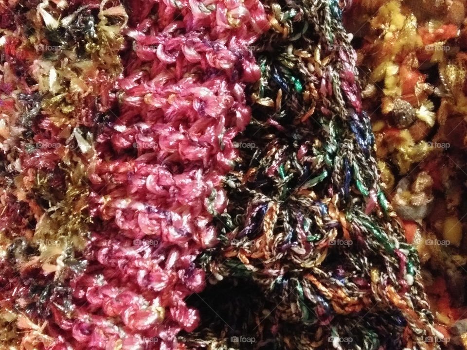 group of fancy scarves