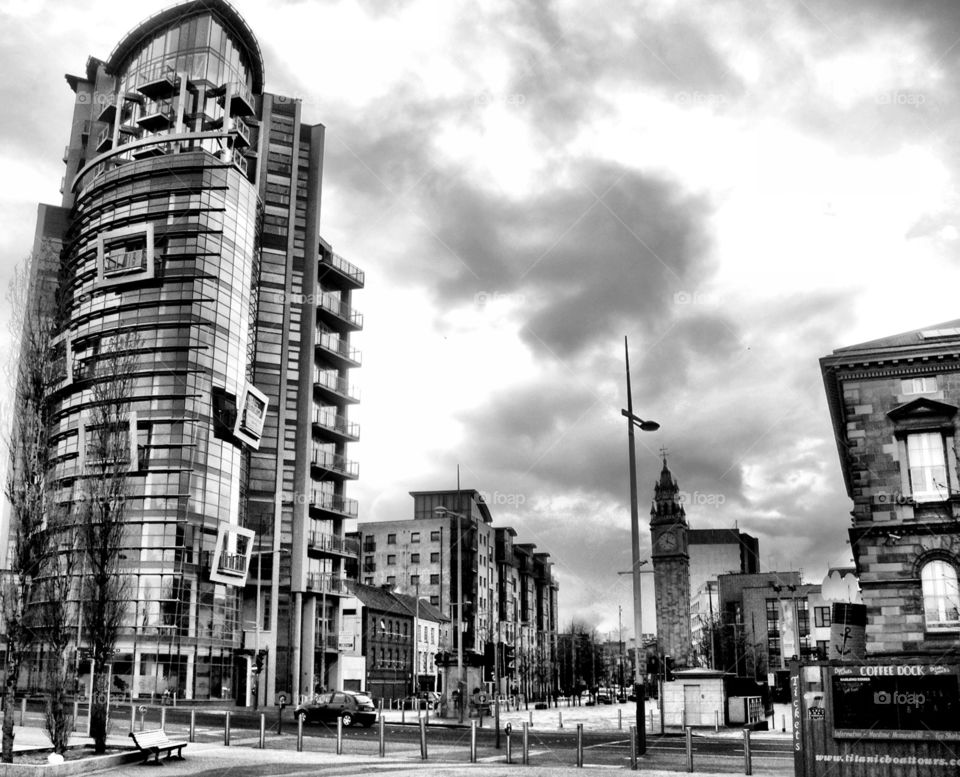 city building architecture black and white by Elina