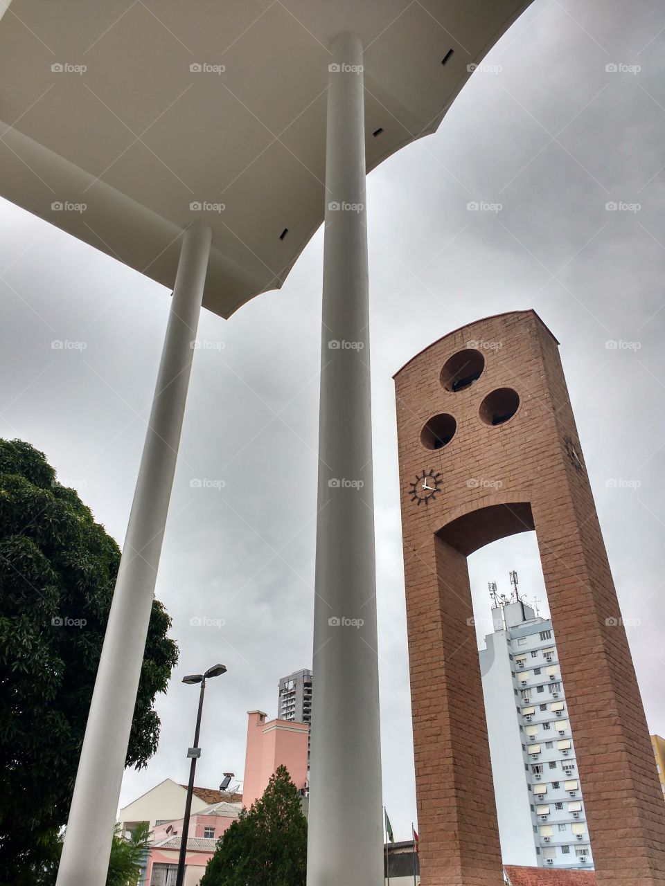 ceu nublado em Blumenau, Santa Catarina