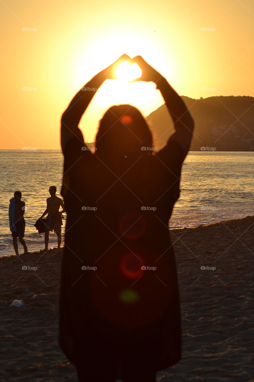 People on the beach in Alanya turkey