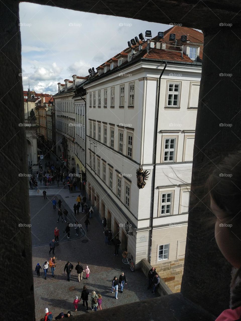 Prague through the window