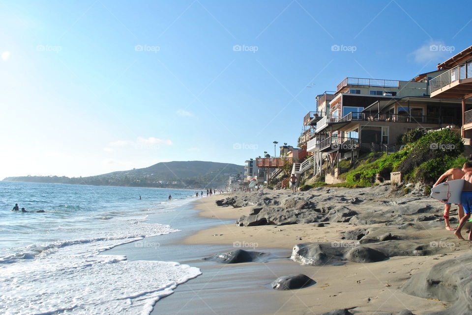 Laguna beach in California, USA