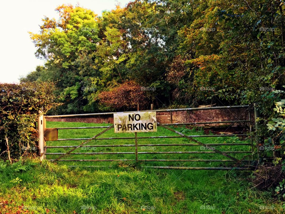 No parking in farmers field