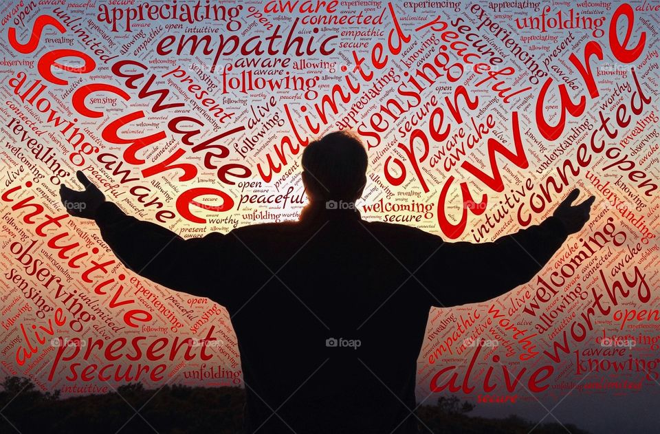 Man with appreciation, open minded