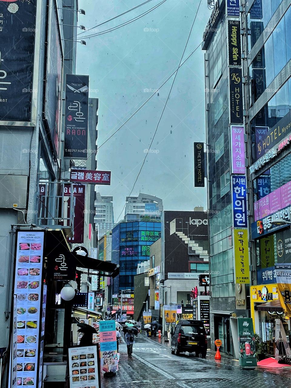 Rainy in Korea 