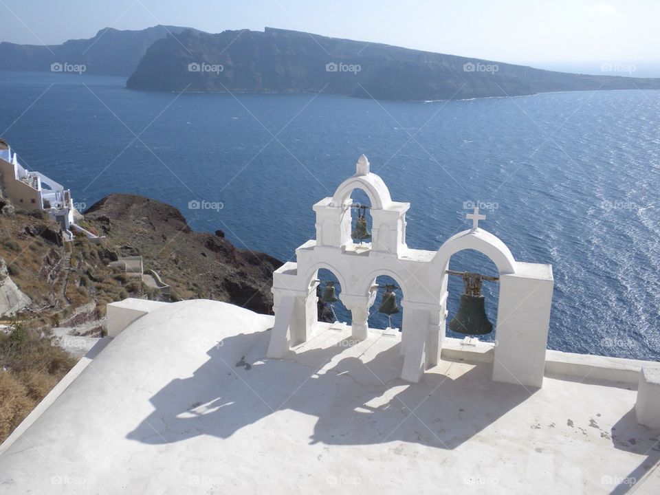 Church bells Santorini 