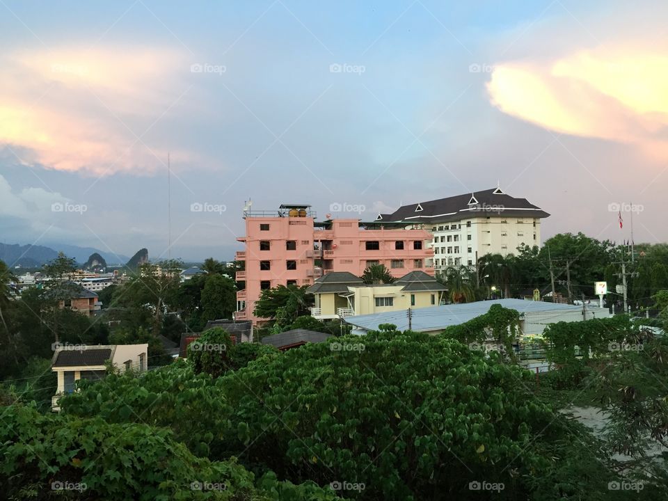 Sunset in Krabi, Thailand