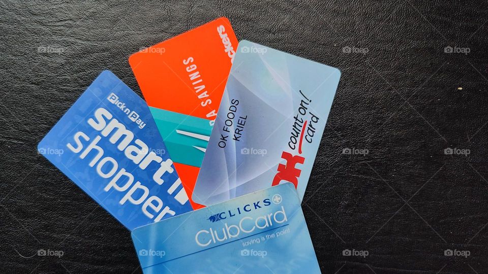 Saving cards for shops