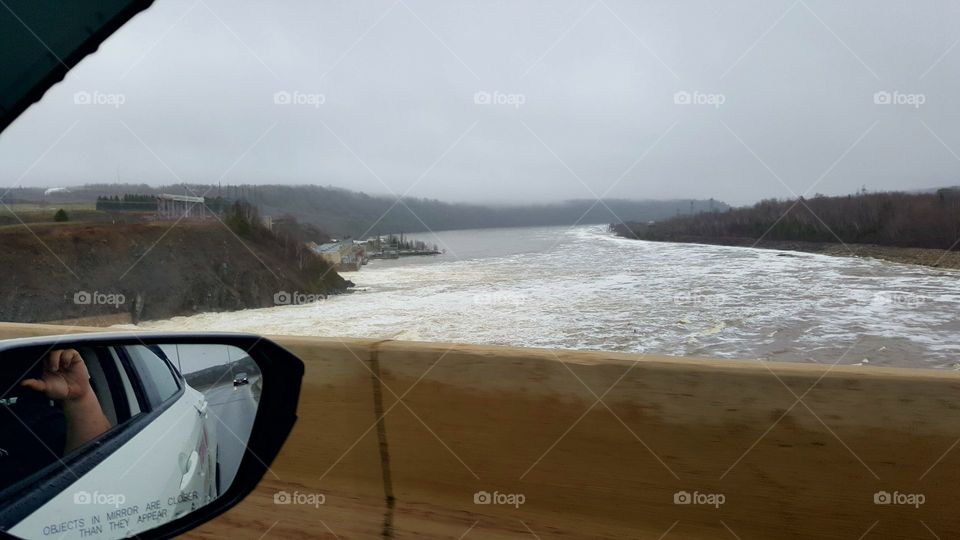 hydro dam open flood gates