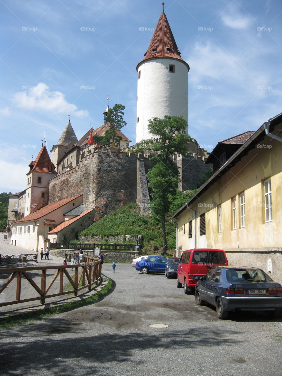 Czech Krivoklat castle