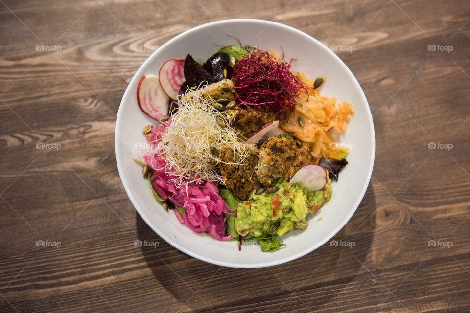 LCHF and raw food served at a restaurant in Malmö Sweden.