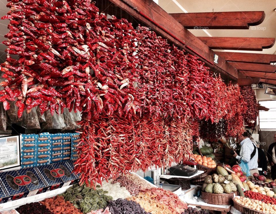 Local market: Spices - Chili