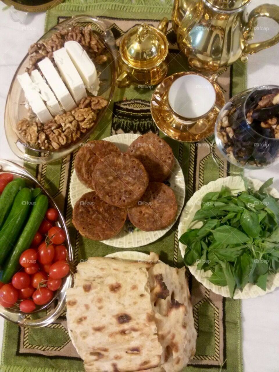Close-up of meal on table