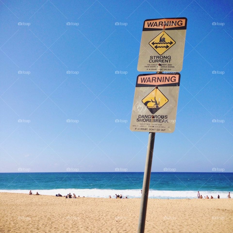 Beach Warning