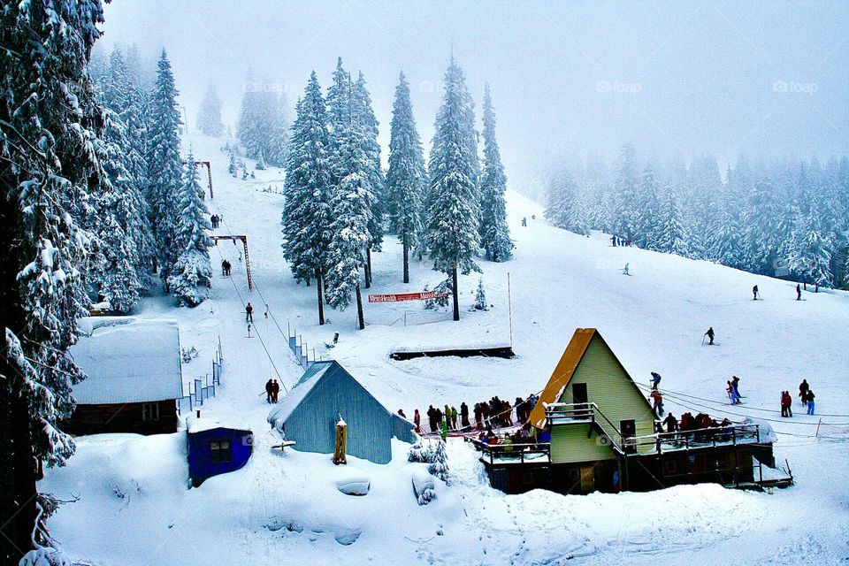 Лыжный курорт в Карпатах 