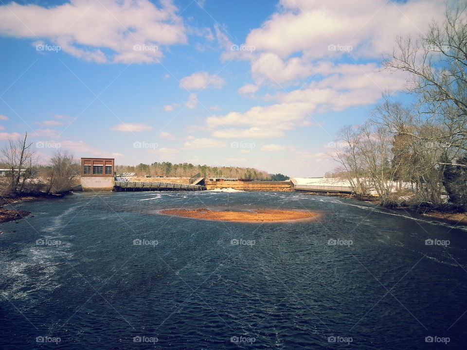 Lake Lenape Spillway and Fish Ladder 