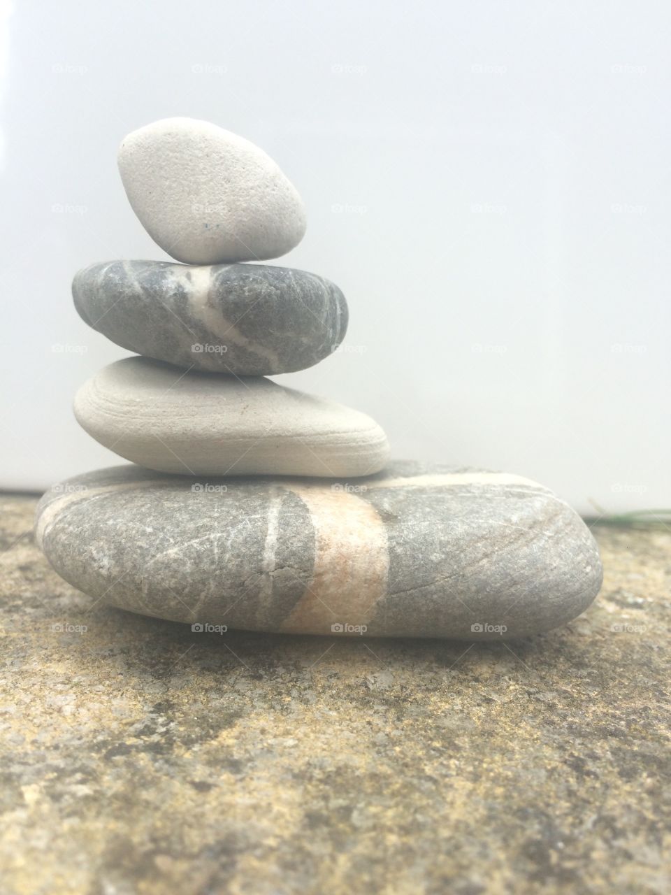 Stones balanced on each other 