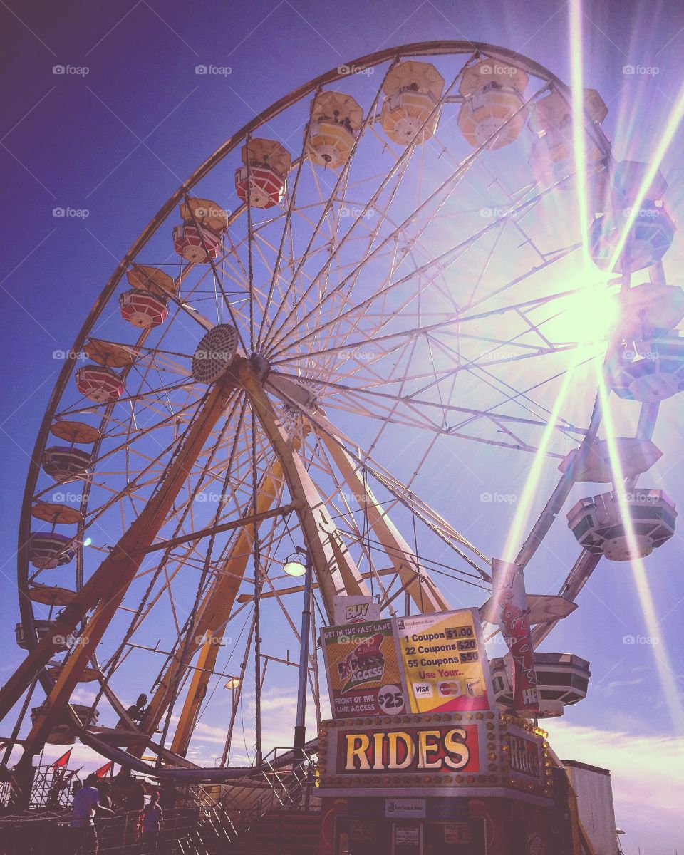 Carousel, Ferris Wheel, Carnival, Roll Along, Wheel